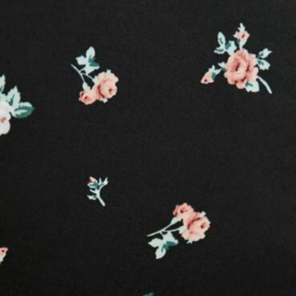 Torrid Size 12 Belted Mid Short Sateen Floral NEW - Picture 5 of 7